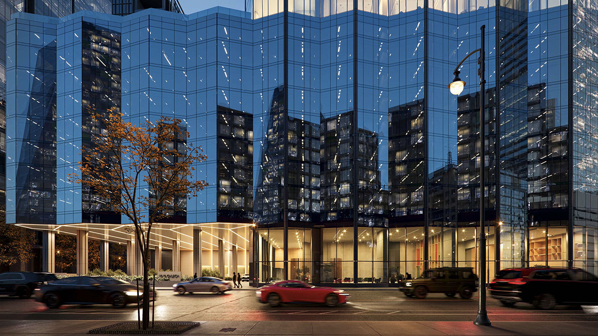 Paramount sales center rendering