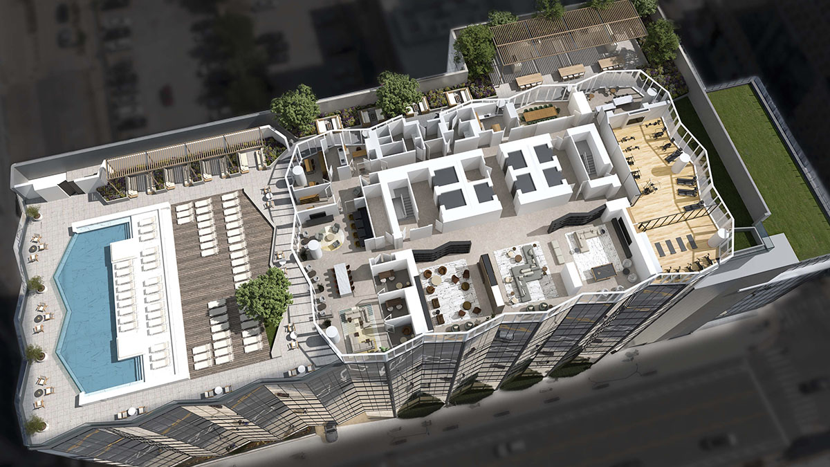 Paramount sales center rendering